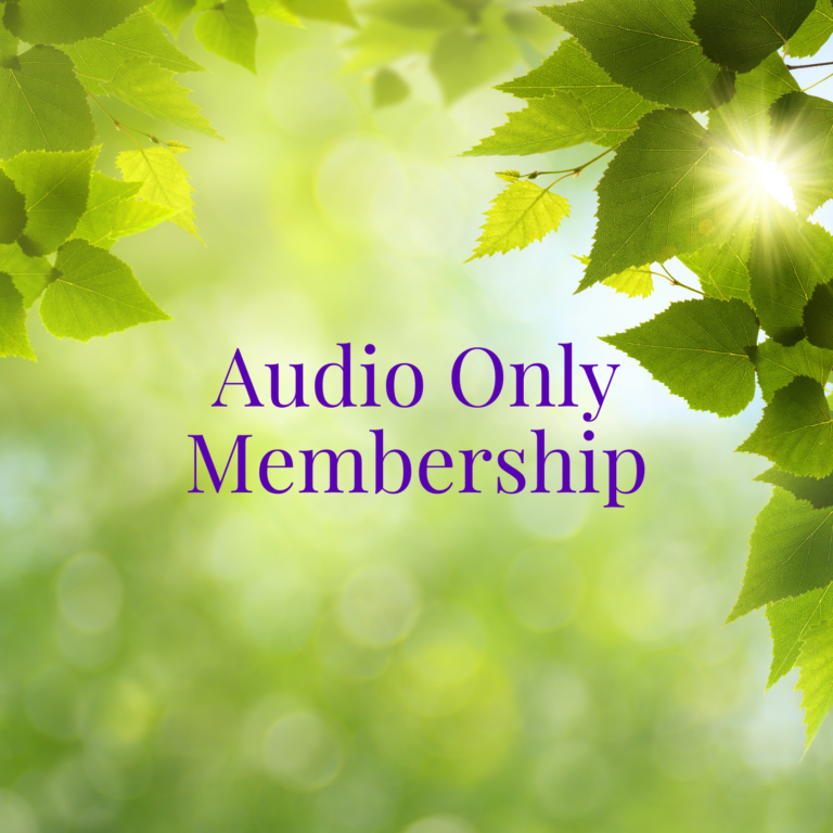Audio only membership of the Living Grace Global Sangha with spiritual teacher Miranda Macpherson