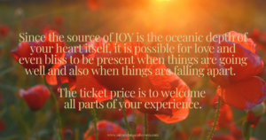 Finding joy in every moment by spiritual teacher Miranda Macpherson